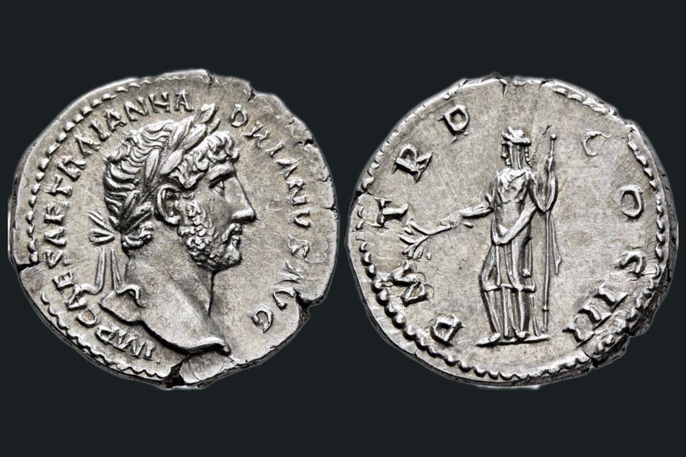 Hadrien - Denier monnaies antiques romaines imperiales et republicaines hadrien denier