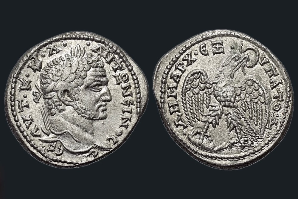 Caracalla - Tétradrachme monnaies antiques romaines imperiales republicaines caracalla tetradrachme