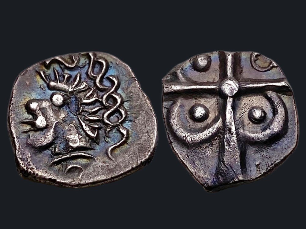 monnaies antiques celtes volques arecomiques drachme