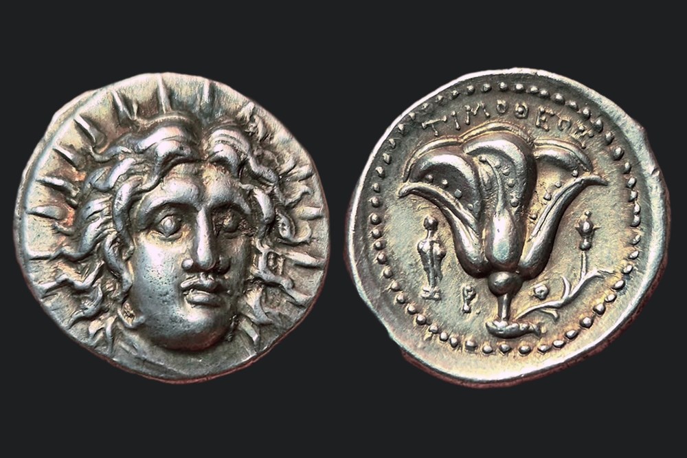 Rhodes - Didrachme monnaies antiques autres rhodes didrachme