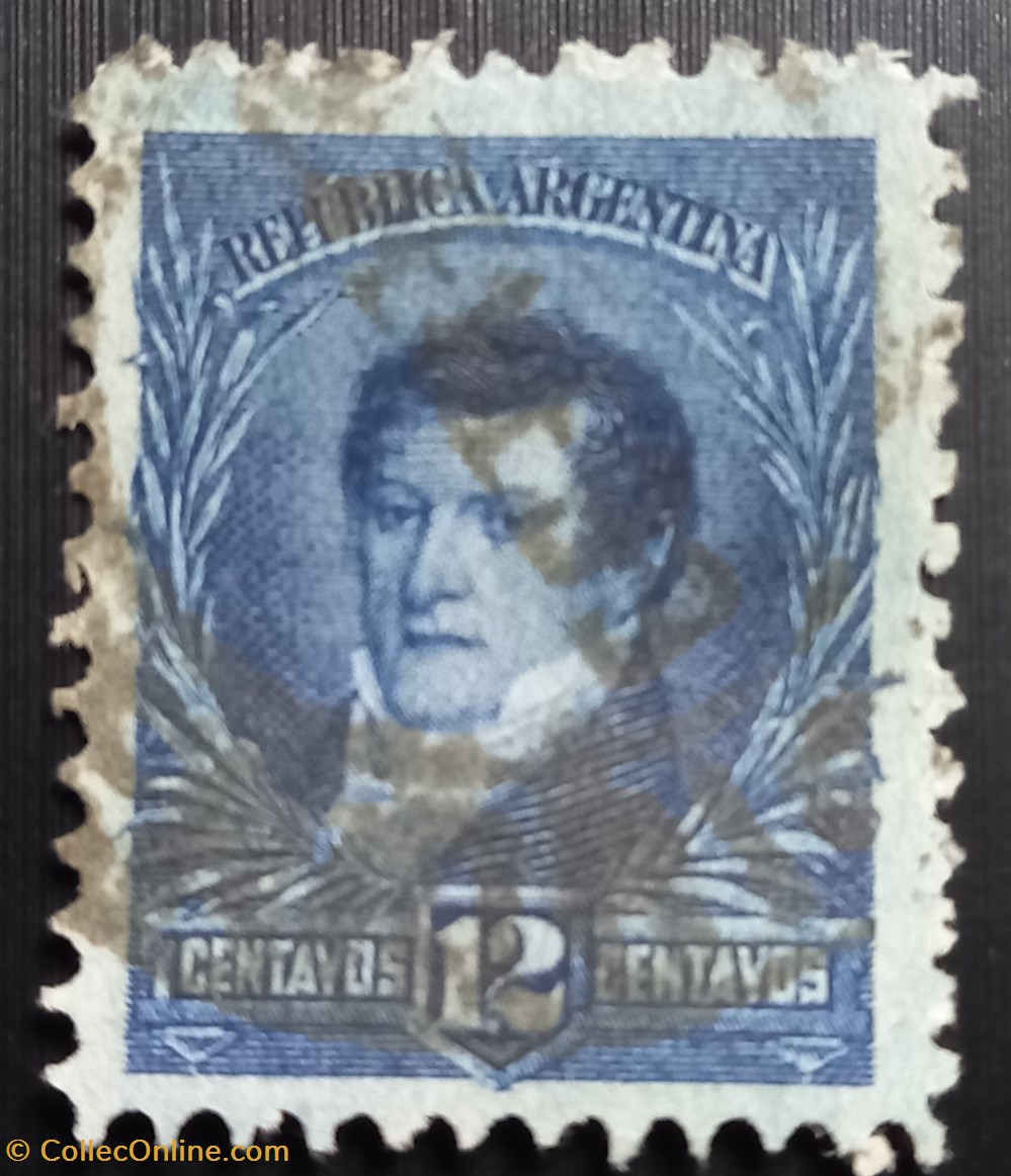 1892 -1897 Belgrano WM: 2 Modèle: Belgrano Perforation: 11½-12 timbres amerique argentine 1892 1897 belgrano wm 2 modele belgrano perforation 11 12