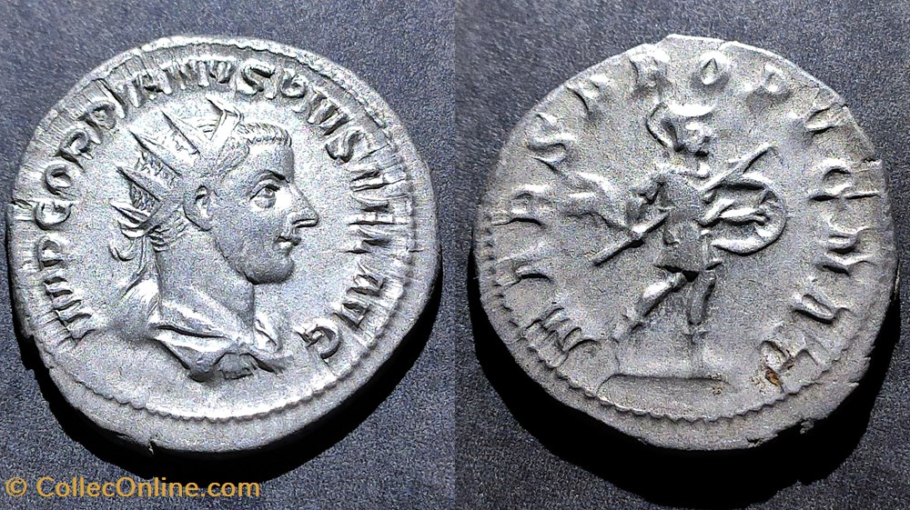 Antoninien Gordien III MARS PROPVGNAT monnaies antiques autres antoninien gordien iii mars propvgnat