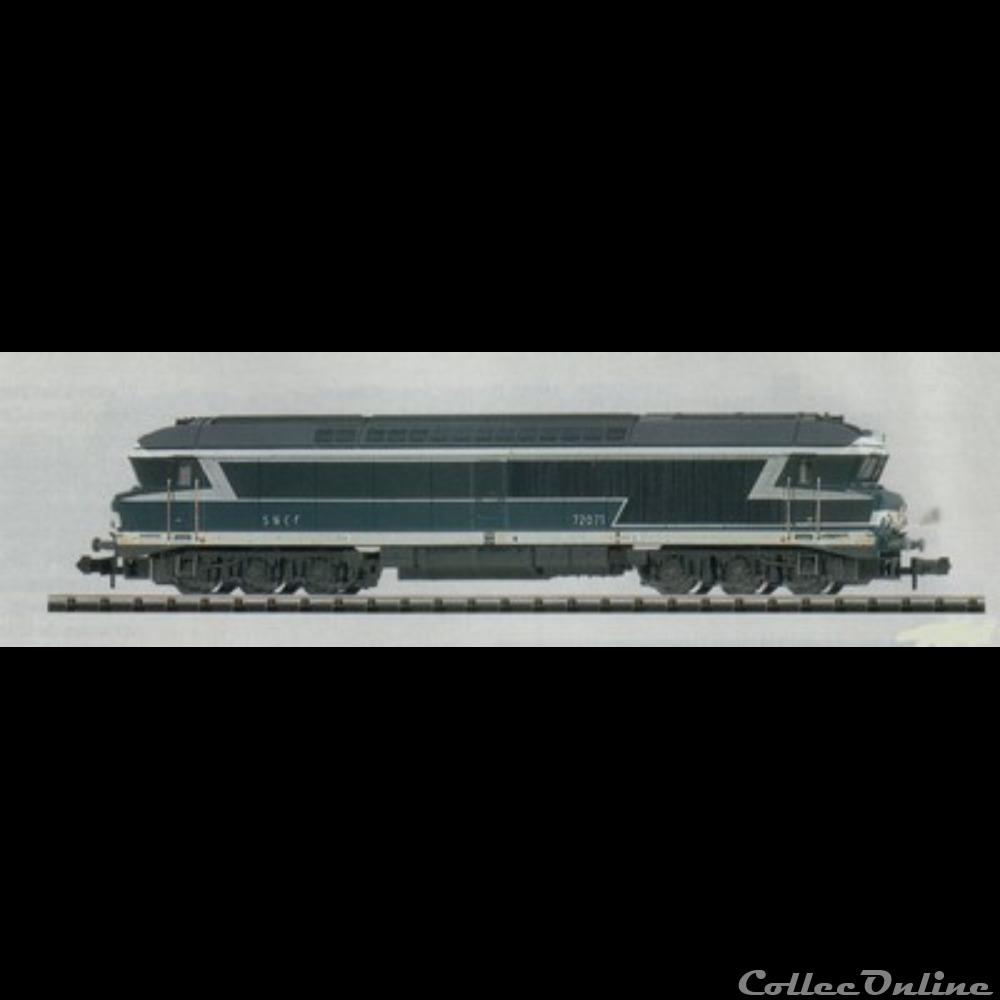 modelisme maquettisme train electrique locomotive diesel minitrix cc 72033