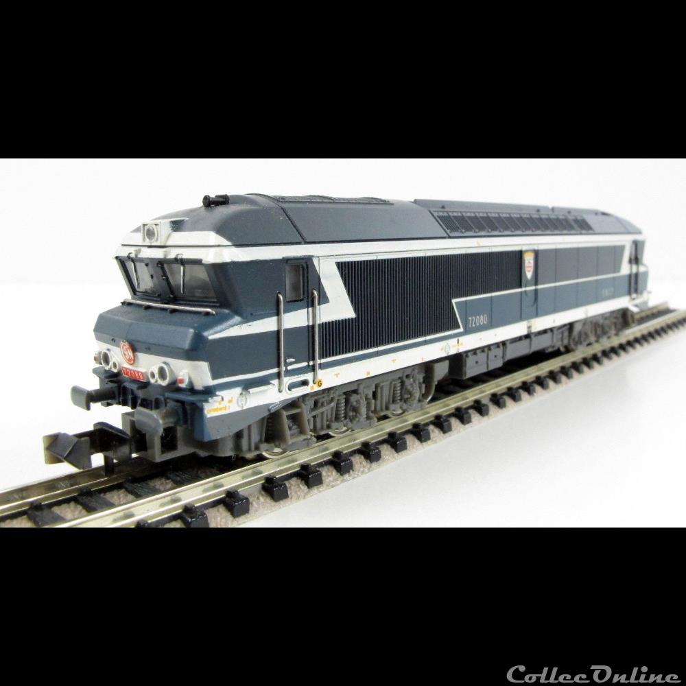 modelisme maquettisme train electrique locomotive diesel minitrix cc 72080