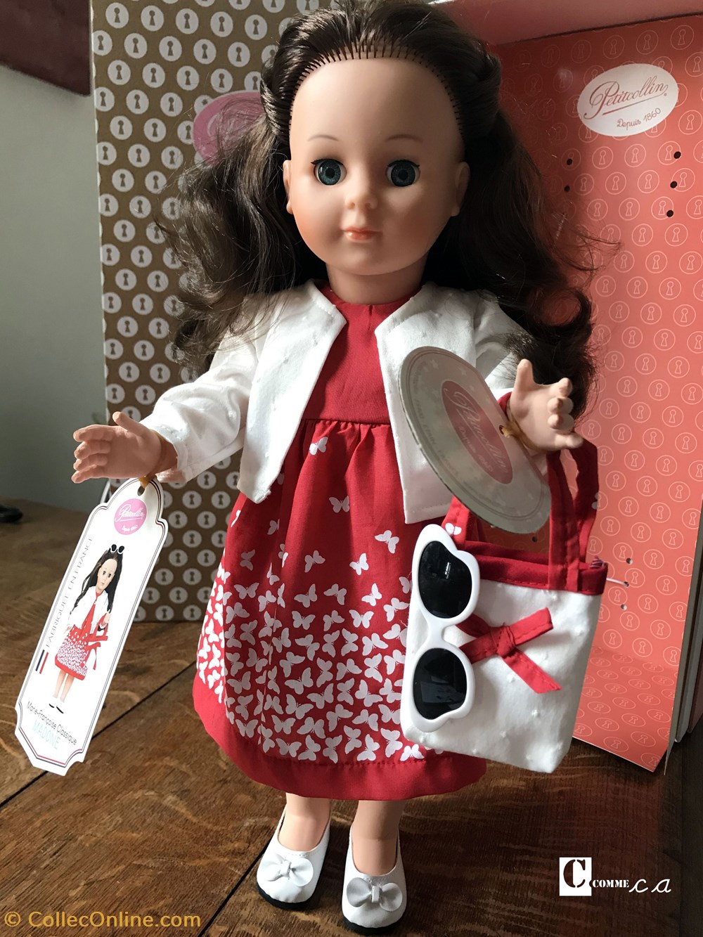 Marie-Françoise Madone brune • Petitcollin 2020 jeux de societe jouets poupees marie francoise madone brune petitcollin 2020