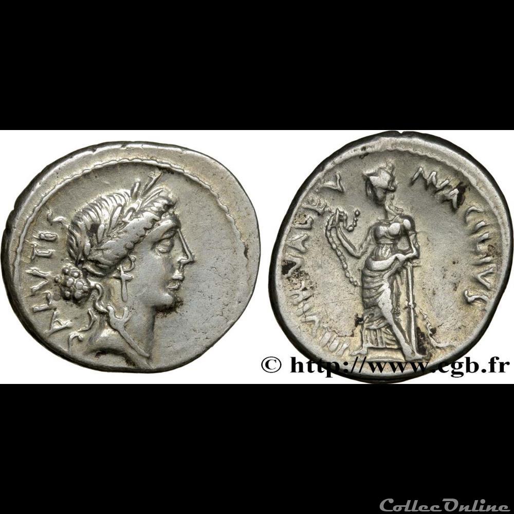 Acilia, 49 av.J.-C. monnaie antique romaine acilia 49 av j c