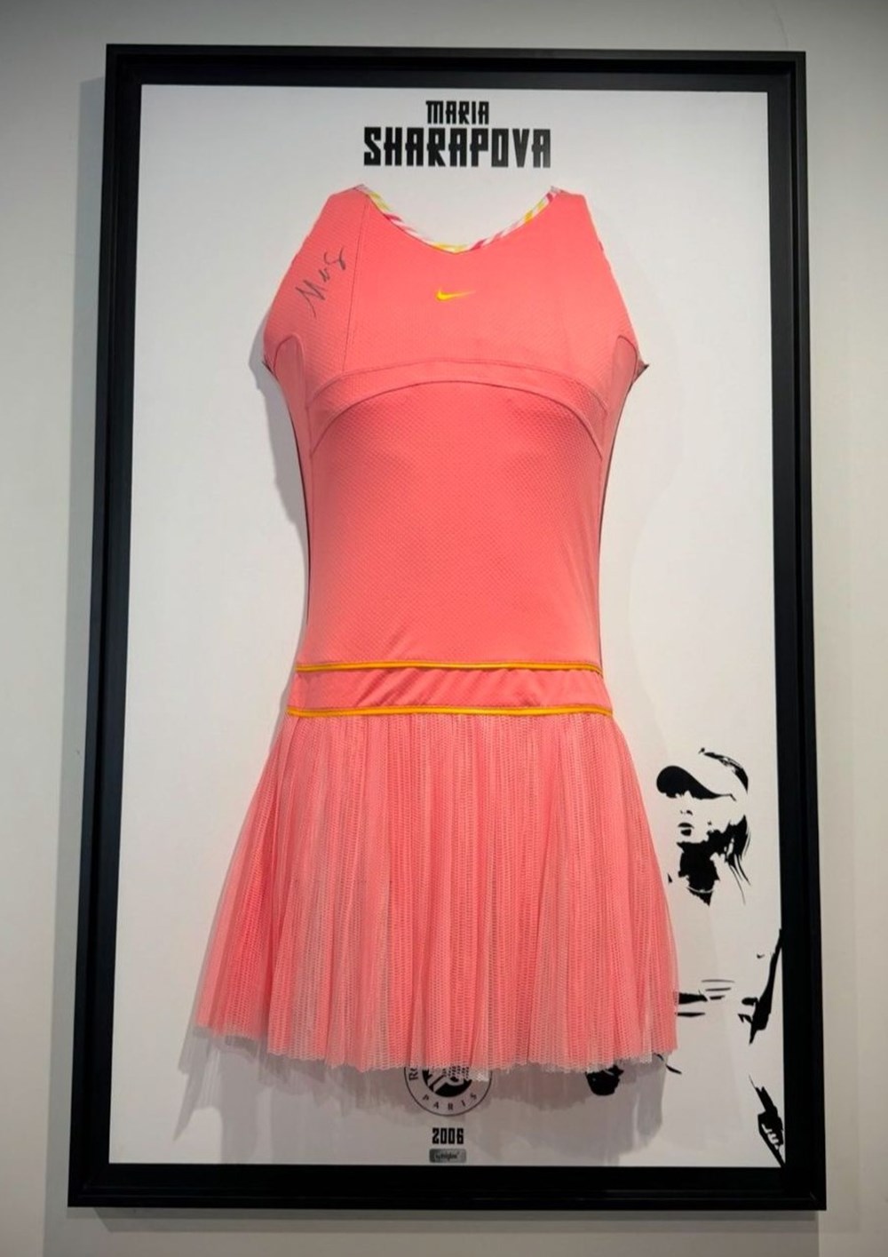 lot 30 tenue sharapova mise a prix 4000 euros