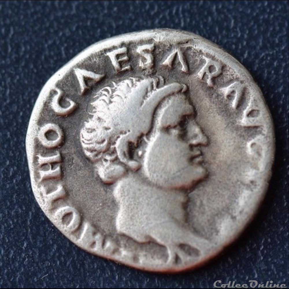 Othon - Denier - SECVRITAS AVG 2 monnaie antique romaine othon denier secvritas avg