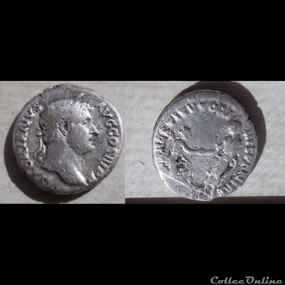 Hadrien - Denarius - RESTITVTORI HISPANIAE monnaie antique romaine hadrien denarius restitvtori hispaniae