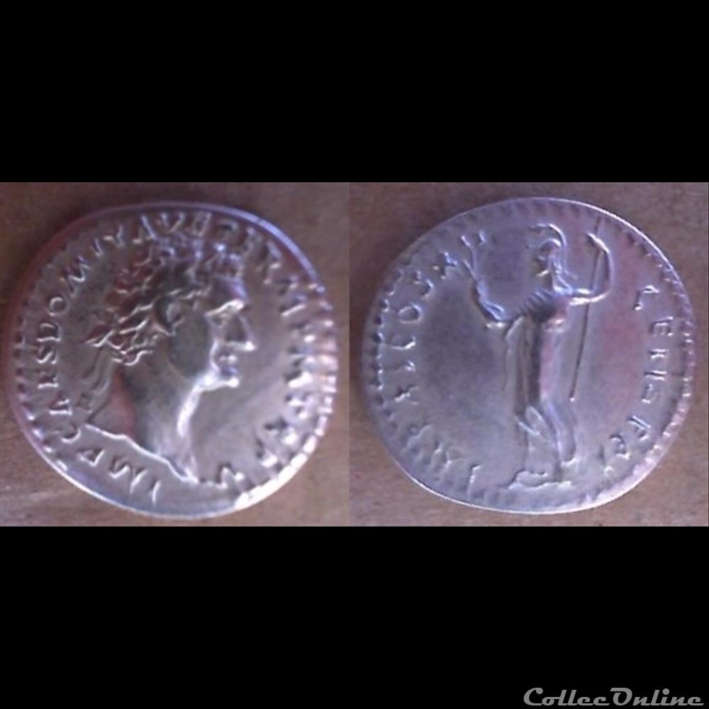 monnaie antique romaine domitien denier imp xi cos xii cens ppp