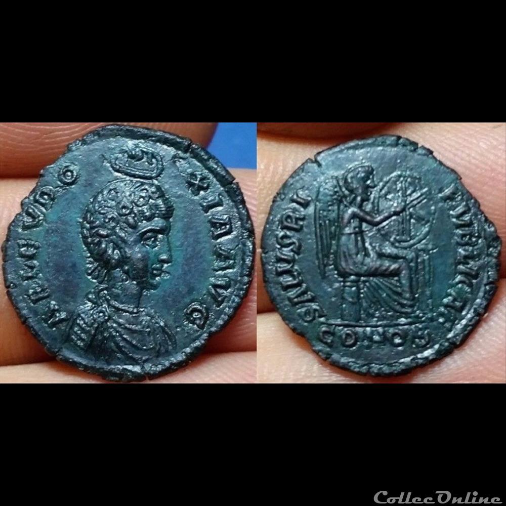 Eudoxie - Ae3 - SALVS R(E)IPVBLICAE monnaie antique romaine eudoxie ae3 salvs r e ipvblicae