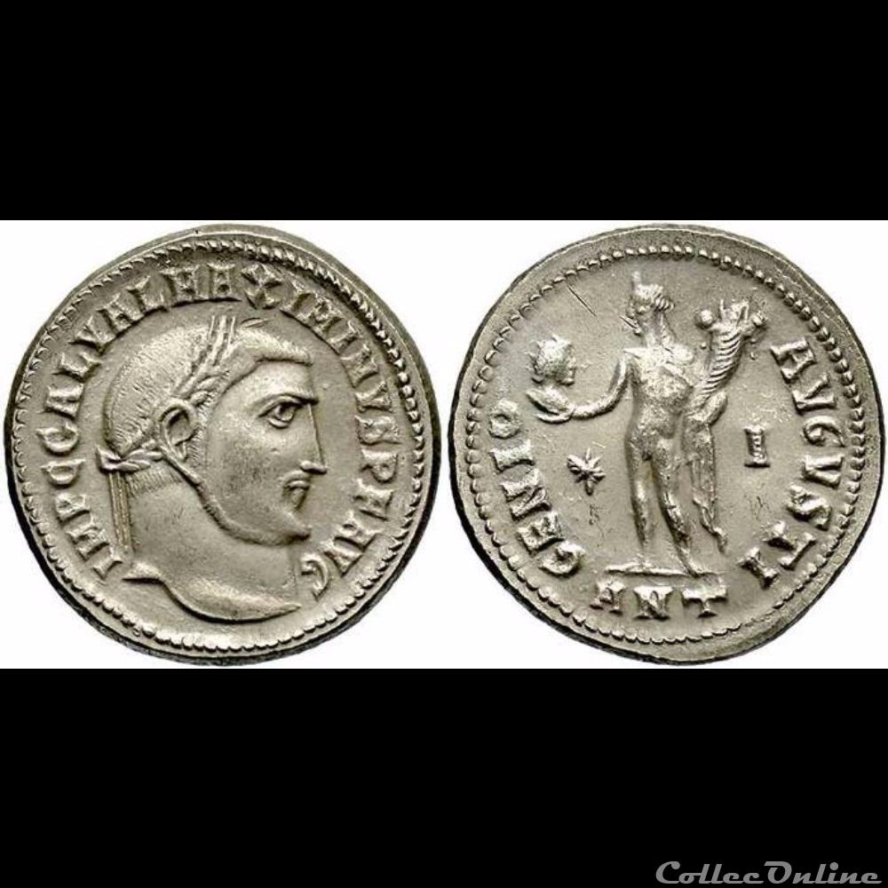 monnaie antique romaine maximin daia follis genio avgvsti