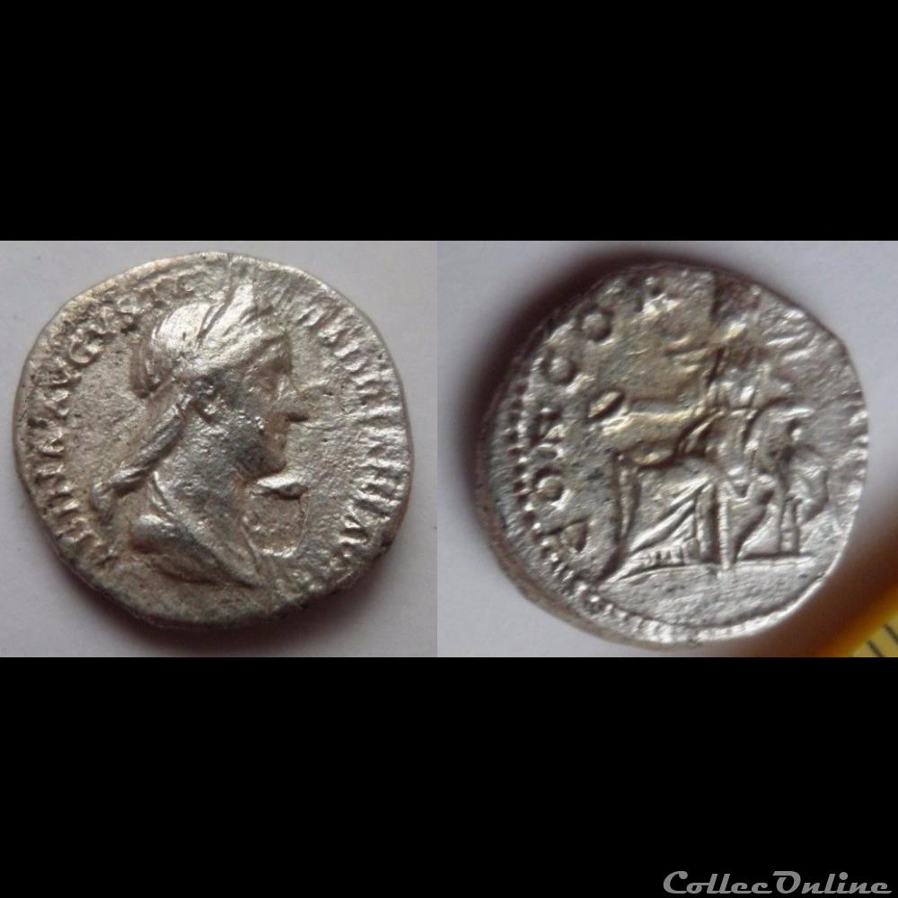 Sabine - Denier - CONCORDIA AVG monnaie antique romaine sabine denier concordia avg