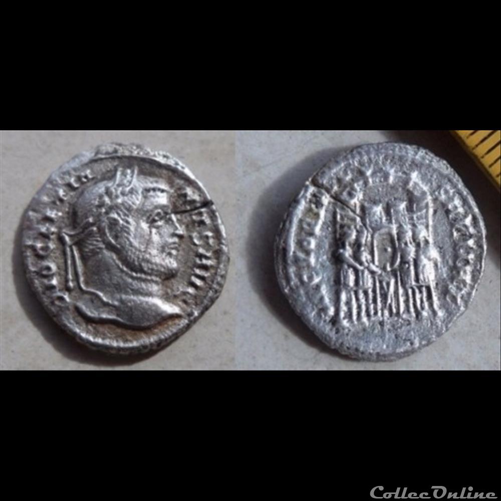 Diocletien - Argenteus - VICTORIA SARMAT monnaie antique romaine diocletien argenteus victoria sarmat