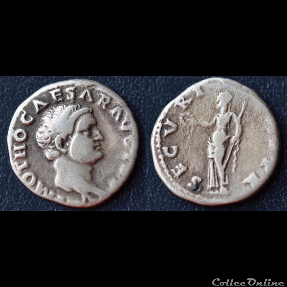 Othon - Denier - SECVRITAS AVG monnaie antique romaine othon denier secvritas avg