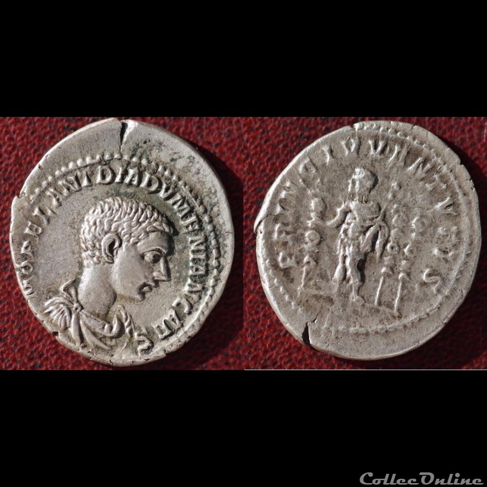 Diaduménien - Denier - PRINC IVVENTUTIS monnaie antique romaine diadumenien denier princ ivventutis