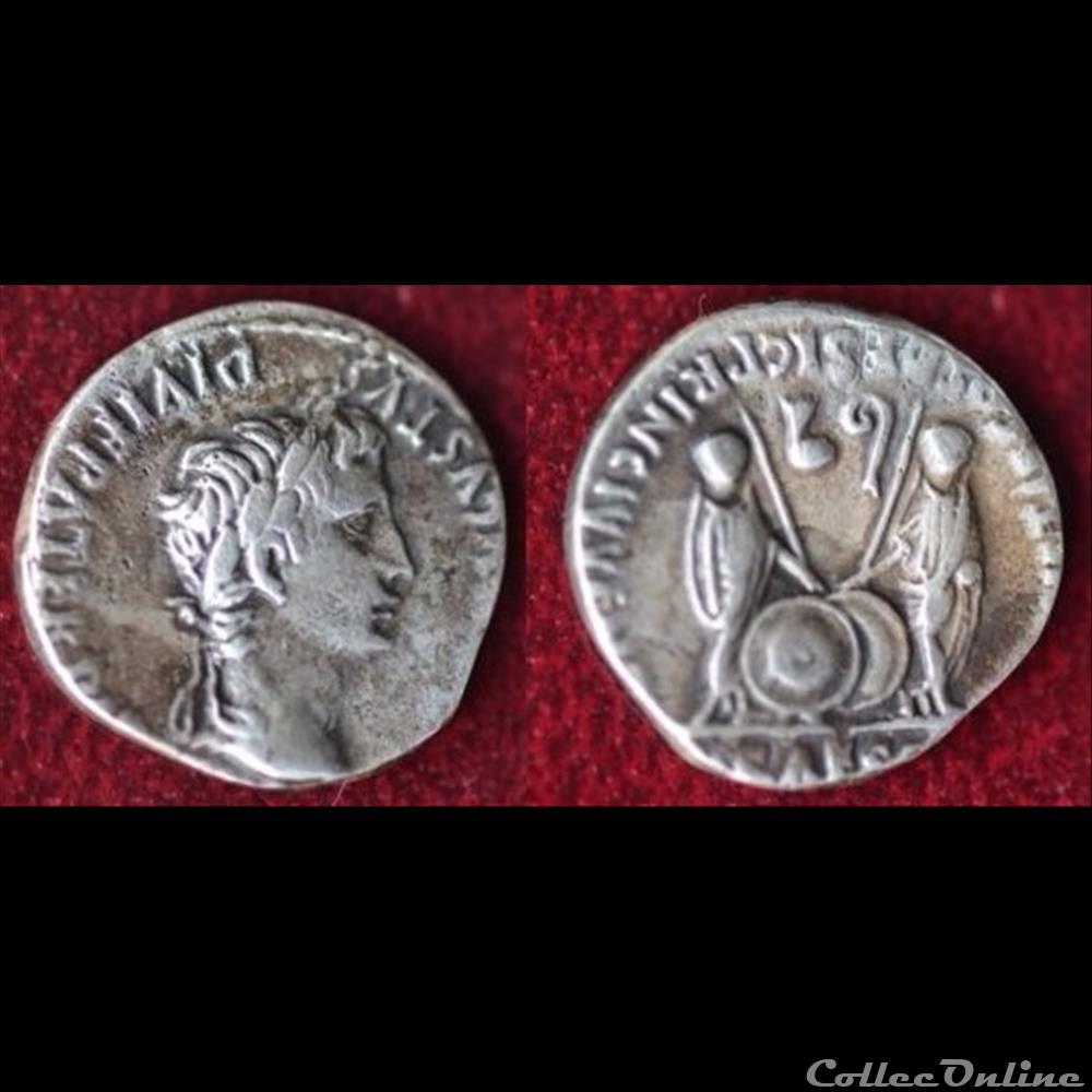 monnaie antique romaine auguste denier avgvsti f cos desig princ ivvent