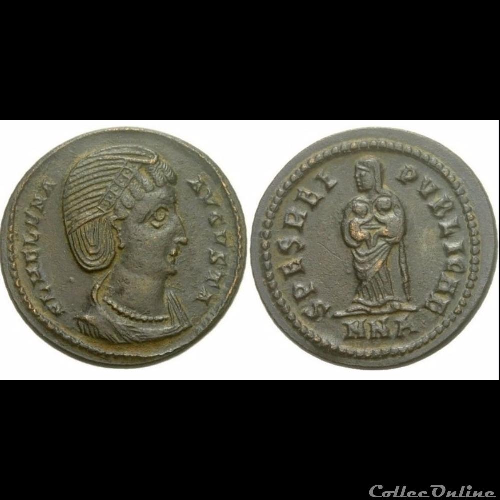 Hélène- Ae3 "hybride" - SPES REIPVBLICAE monnaie antique romaine helene ae3 hybride spes reipvblicae