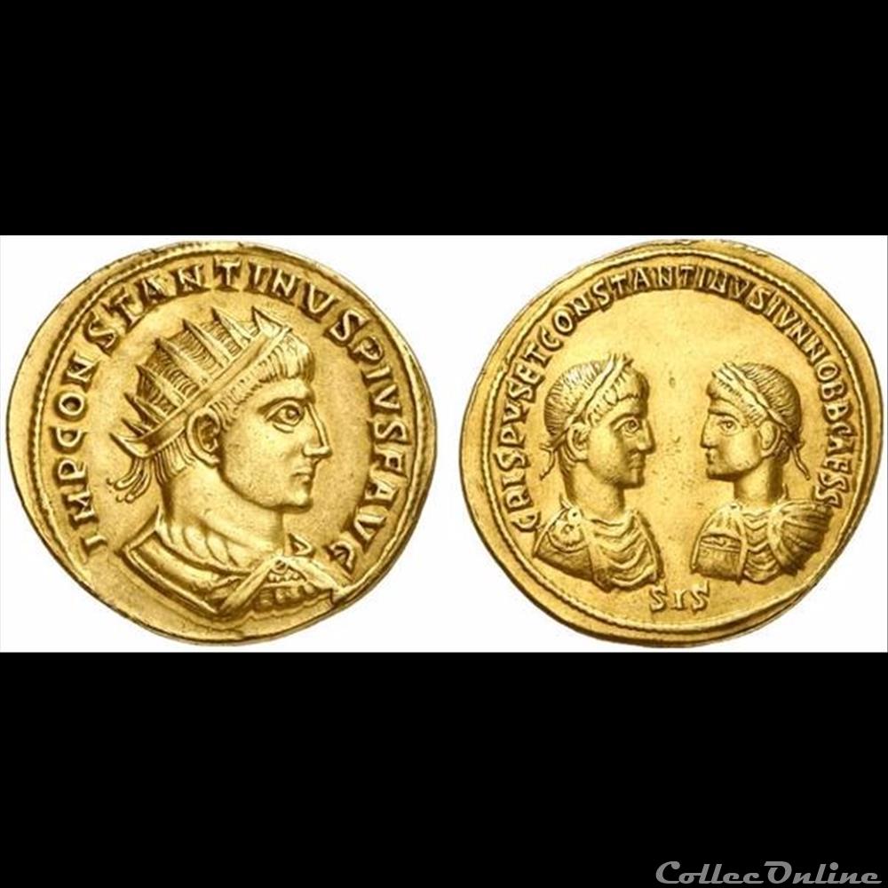 Constantin I - Multiple solidus 3 monnaie antique romaine constantin i multiple solidus