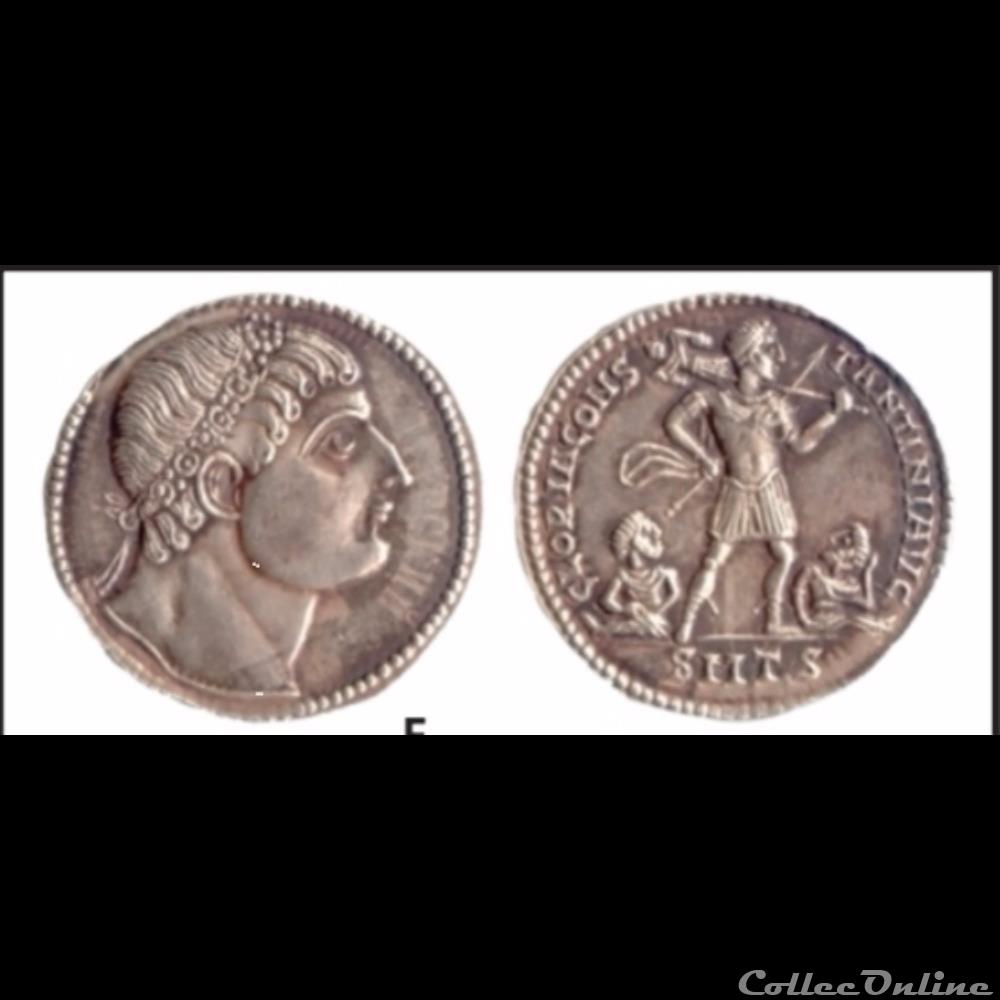 Constantin - miliarense "inédit" - GLORIA CONSTANTINI AVG 4 monnaie antique romaine constantin miliarense inedit gloria constantini avg