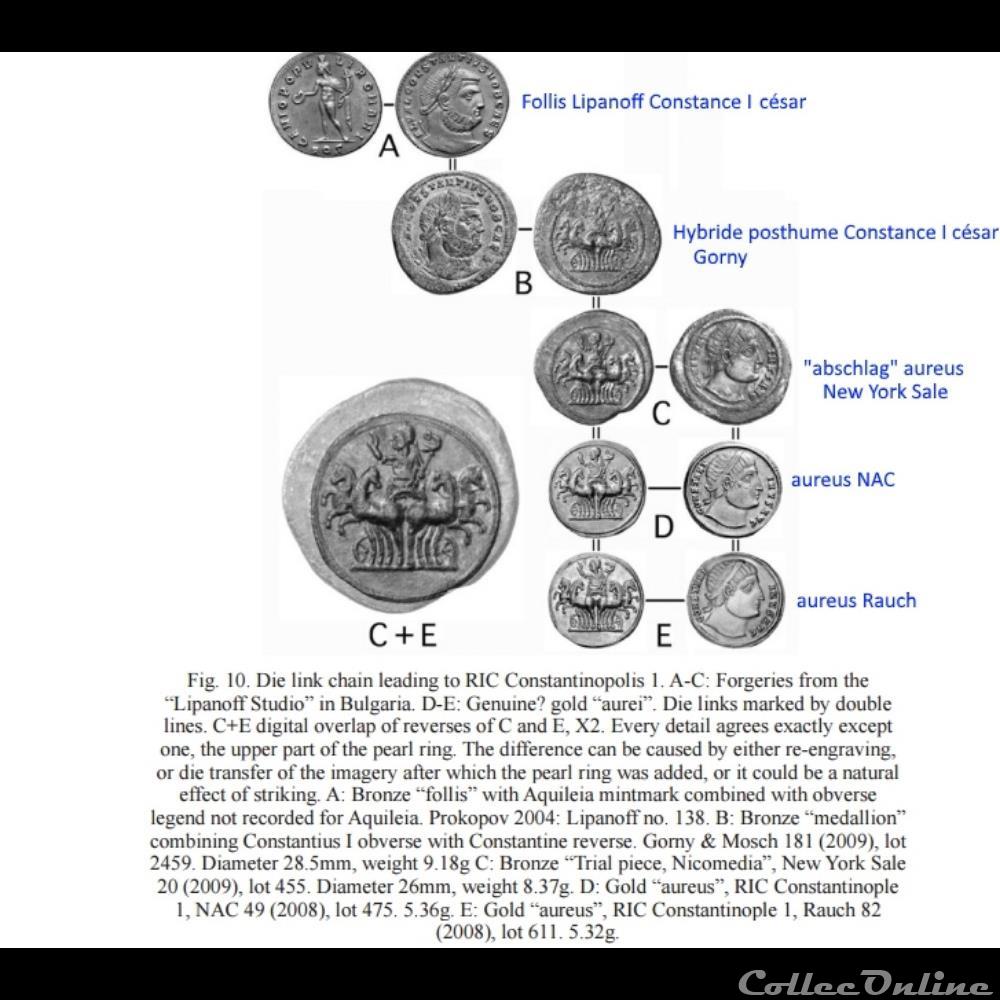 Constantin I - aureus - RIC 1 Constantinople 4 monnaie antique romaine constantin i aureus ric 1 constantinople