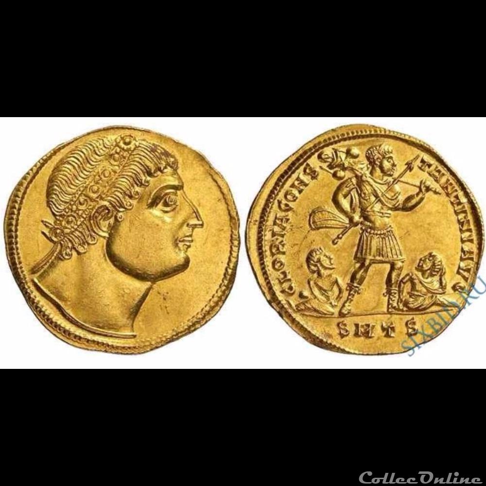 Constantin - miliarense "inédit" - GLORIA CONSTANTINI AVG 2 monnaie antique romaine constantin miliarense inedit gloria constantini avg
