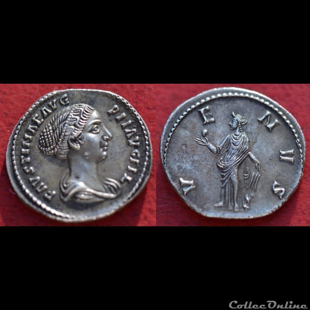 Faustine jeune - Denier - VENVS VICTRIX monnaie antique romaine faustine jeune denier venvs victrix
