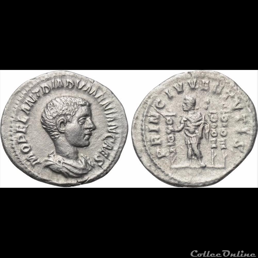 Diaduménien - Denier - PRINC IVVENTUTIS monnaie antique romaine diadumenien denier princ ivventutis