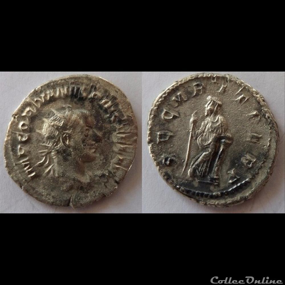 monnaie antique romaine gordien iii antoninien secvrit perp