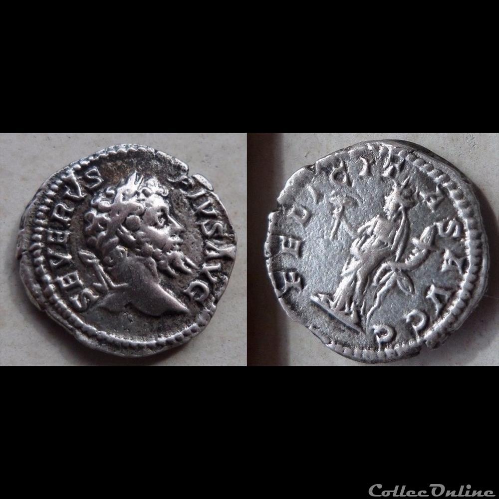 monnaie antique romaine septime severe denier felicitas avgg