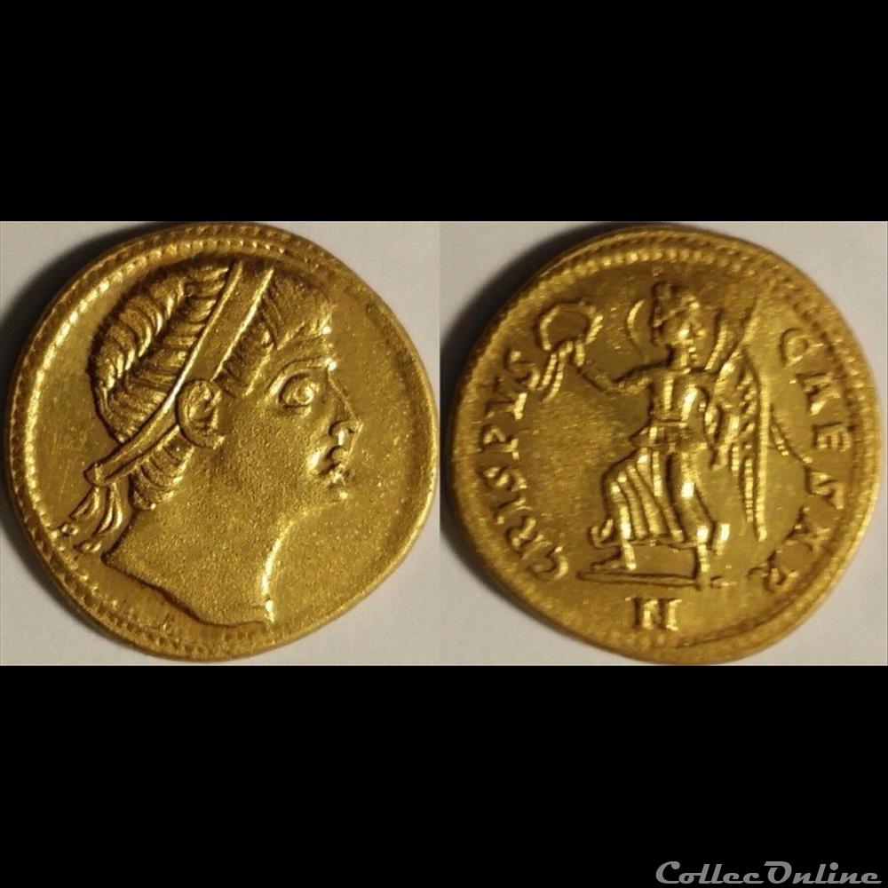 monnaie antique romaine crispus solidus crispvs caesar