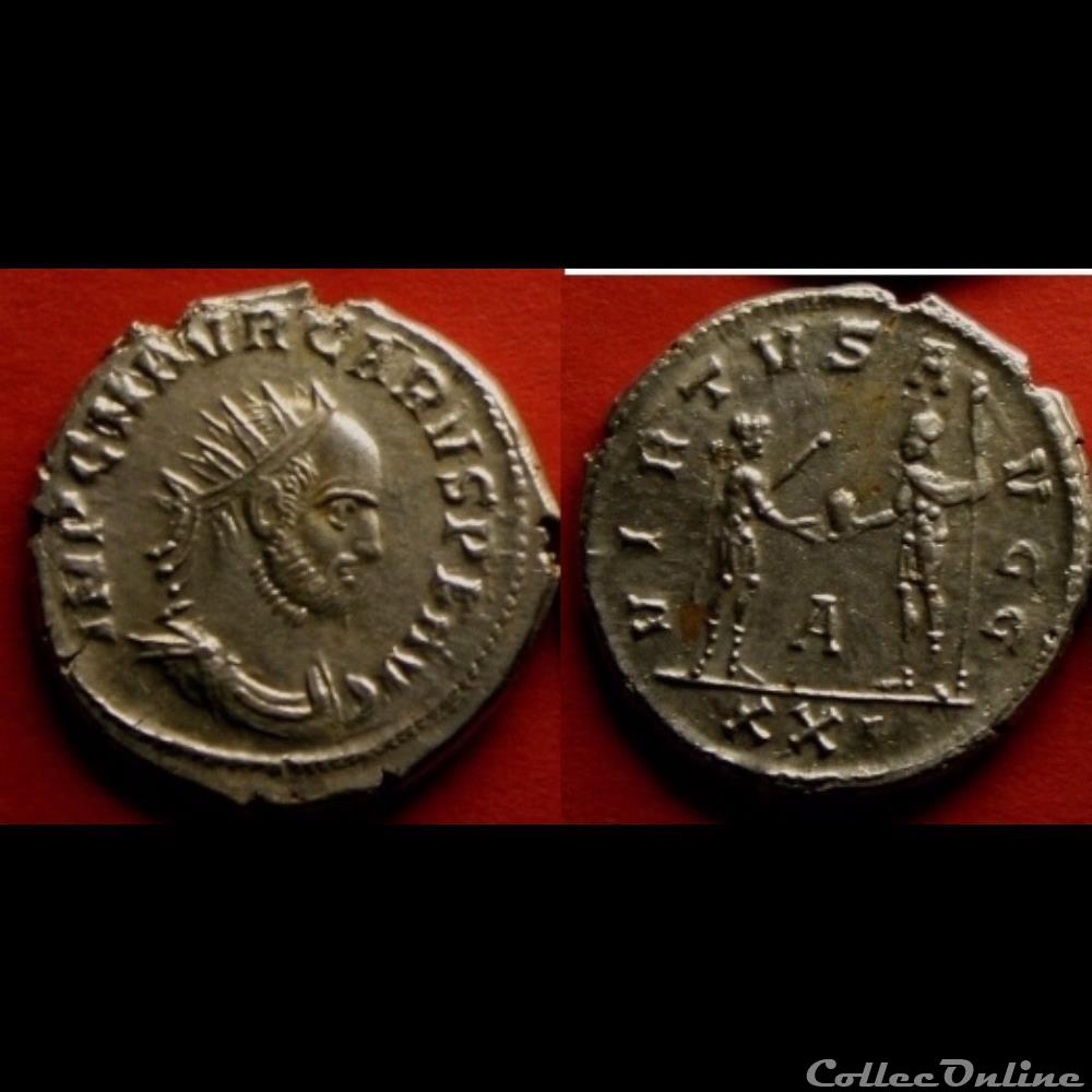 Carus - Aurelianus - VIRTVS AVGG monnaie antique romaine carus aurelianus virtvs avgg