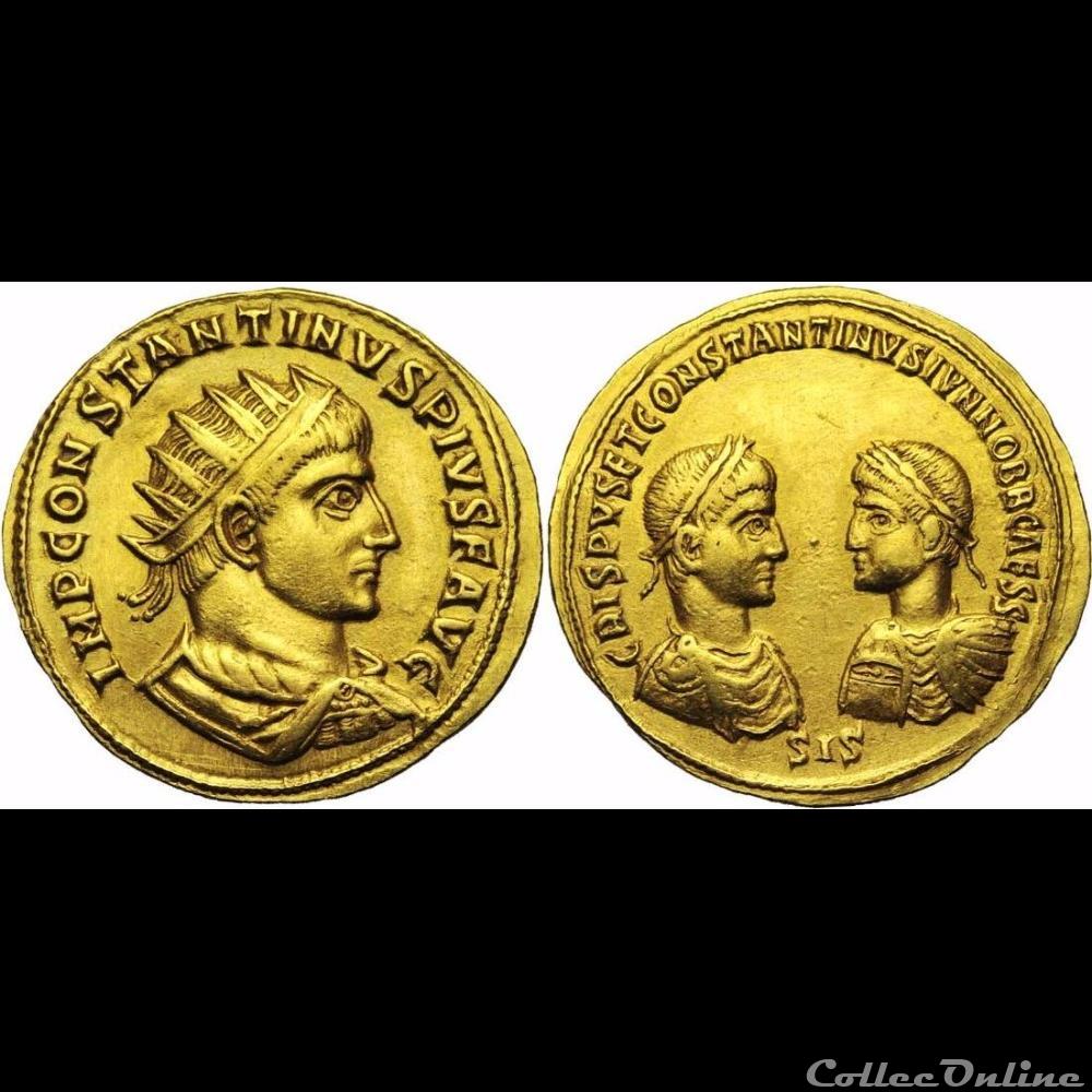 Constantin I - Multiple solidus 2 monnaie antique romaine constantin i multiple solidus