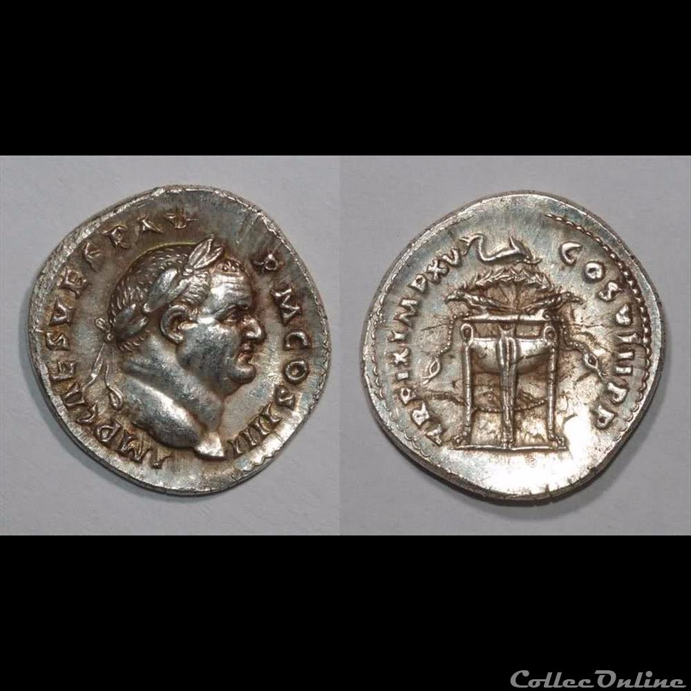 Titus - Denier monnaie antique romaine titus denier