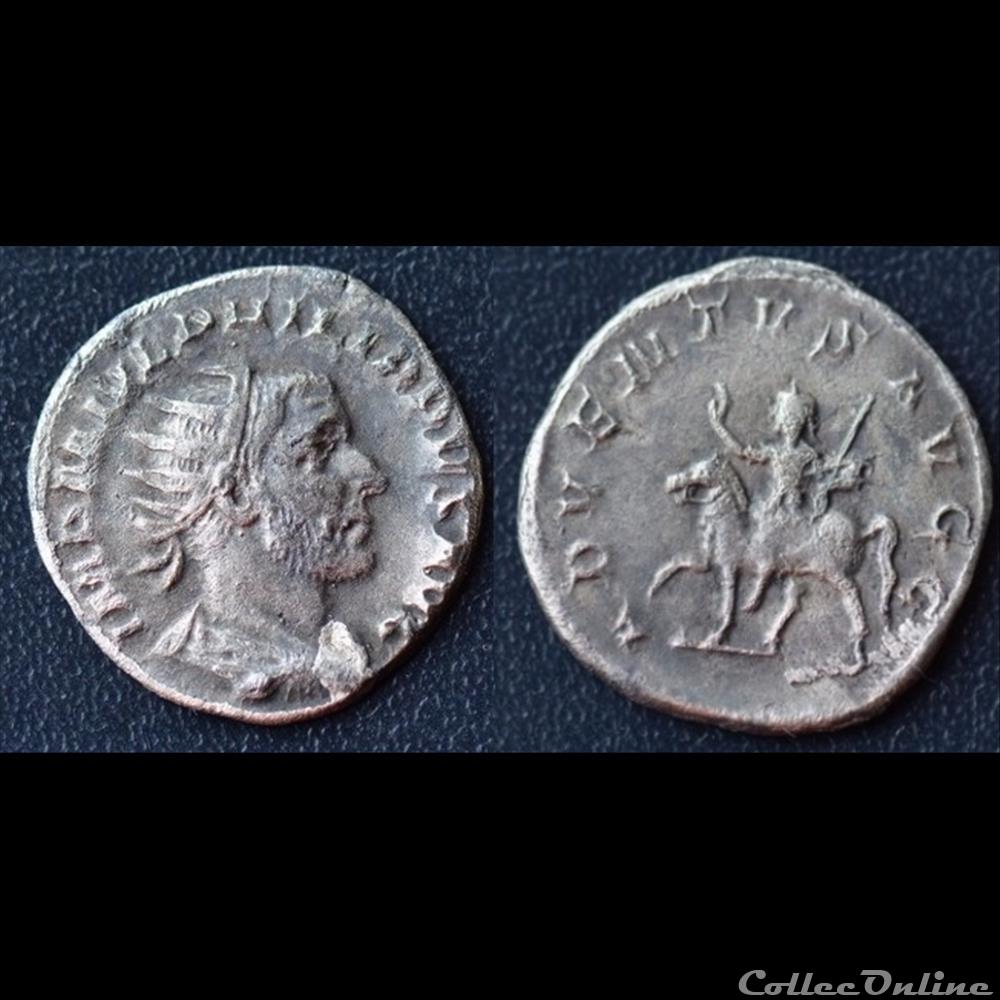 Philippe l'Arabe - Antoninien - ADVENTVS AVGG monnaie antique romaine philippe arabe antoninien adventvs avgg