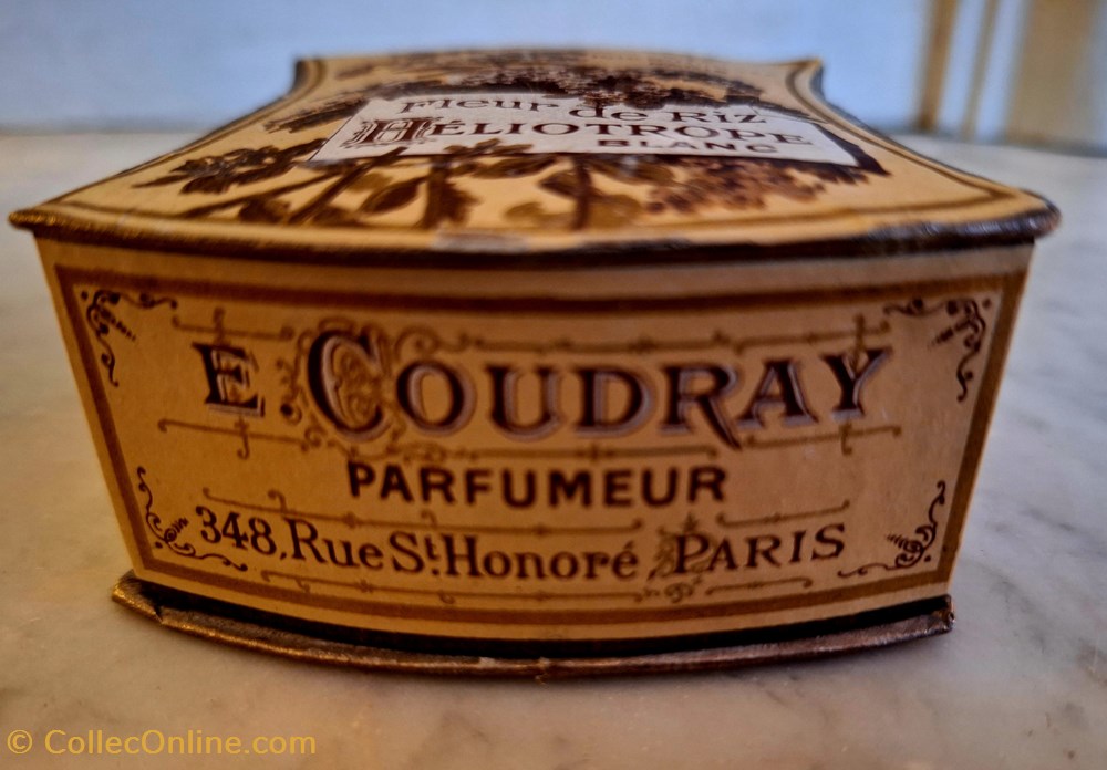 BPATD2024.4 Fleur de riz Héliotrope blanc E. Coudray 3 parfums beaute boites poudre bpatd2024 4 fleur de riz heliotrope blanc e coudray