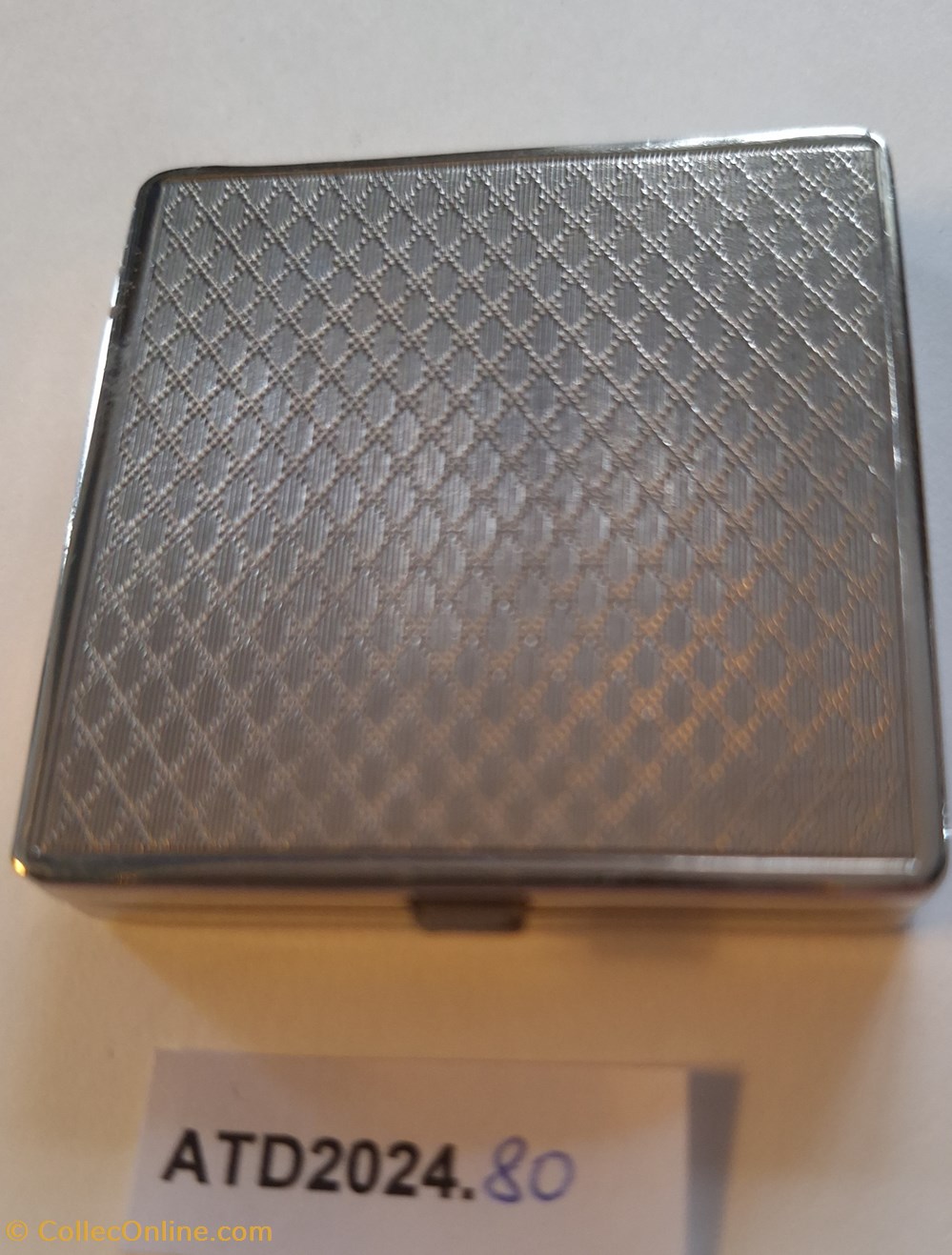 ATD2024.80 Poudrier carré rayé Art Déco 3 parfums beaute poudriers atd2024 80 poudrier carre raye art deco