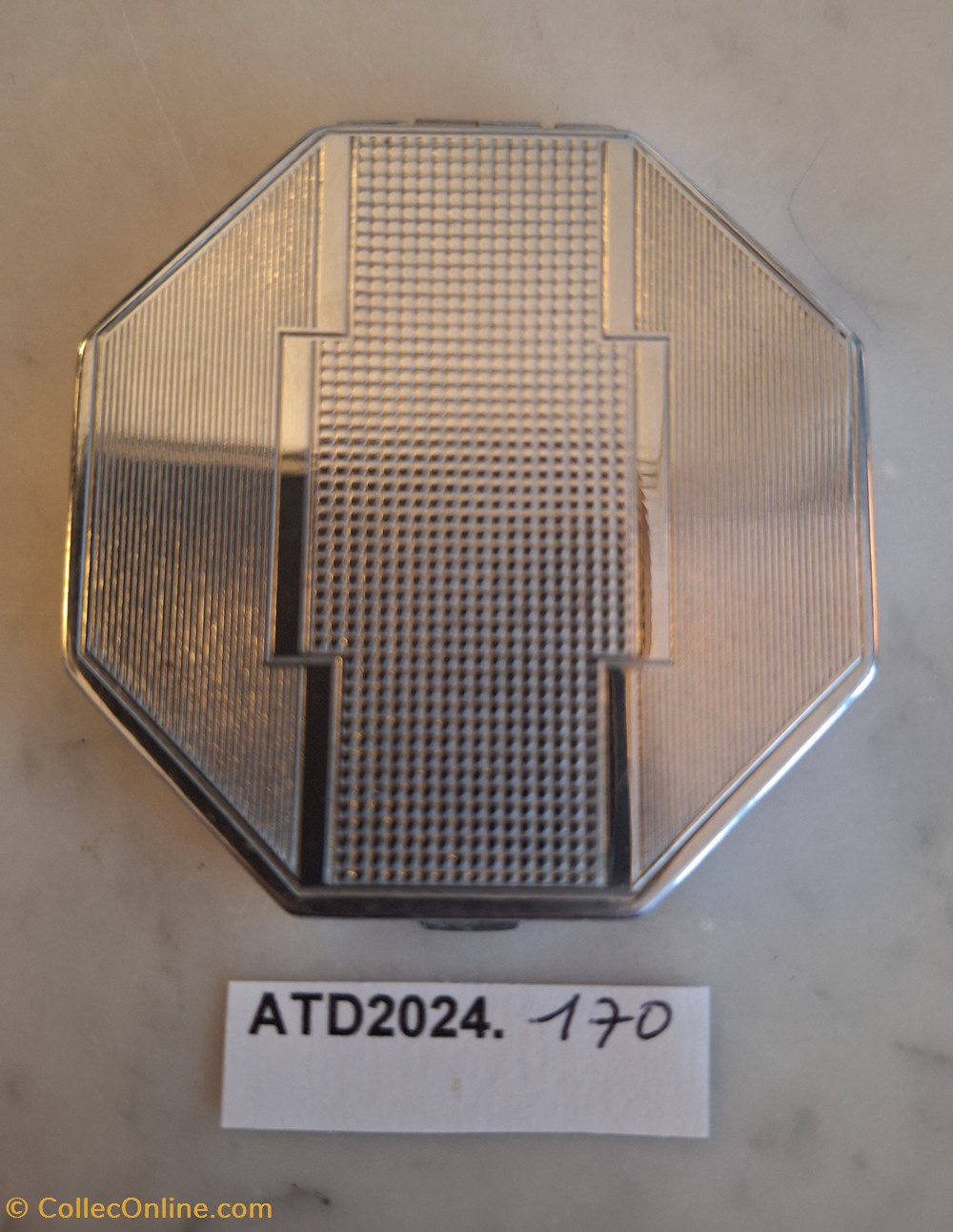 ATD 2024.170 Poudrier octogonal à motif géométrique parfums beaute poudriers atd 2024 170 poudrier octogonal a motif geometrique