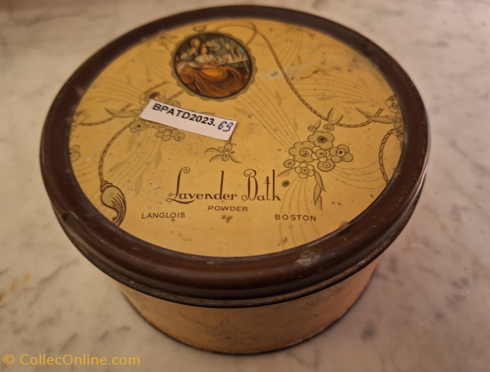 BPATD2023.69 Lavender bath powder Langlois parfums beaute boites poudre bpatd2023 69 lavender bath powder langlois