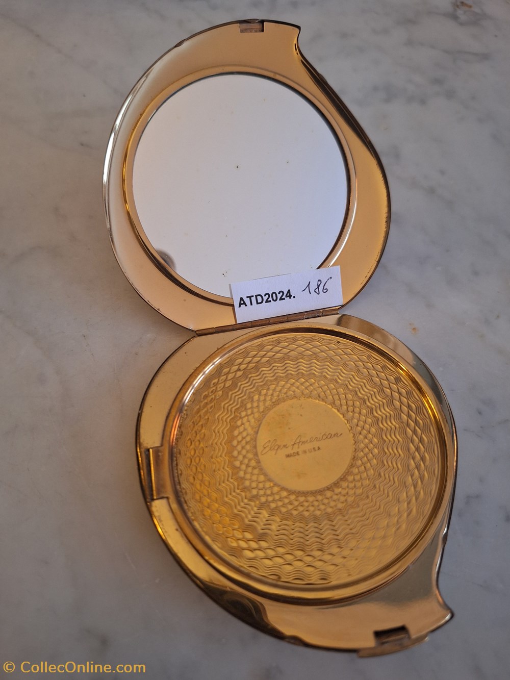ATD2024.186 Poudrier en forme de cœur Elgin American 2 parfums beaute poudriers atd2024 186 poudrier en forme de c ur elgin american