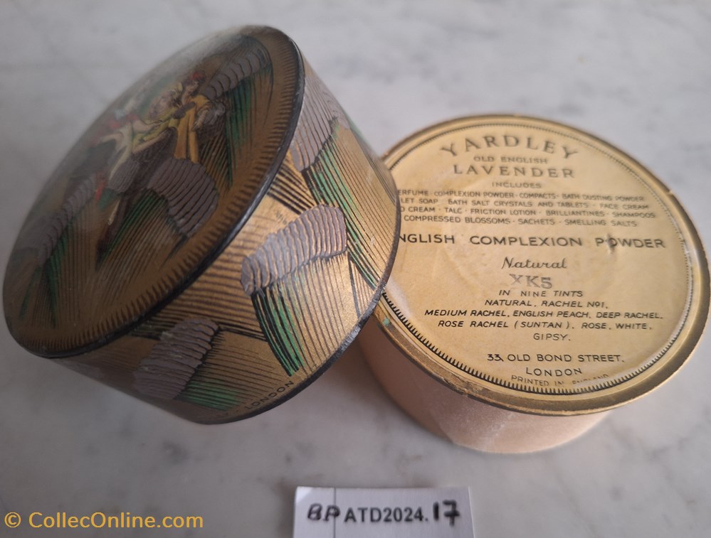 BPATD2024.17 Boite à poudre Yardley Old Enlish Lavender 2 parfums beaute boites bpatd2024 17 boite a poudre yardley old enlish lavender