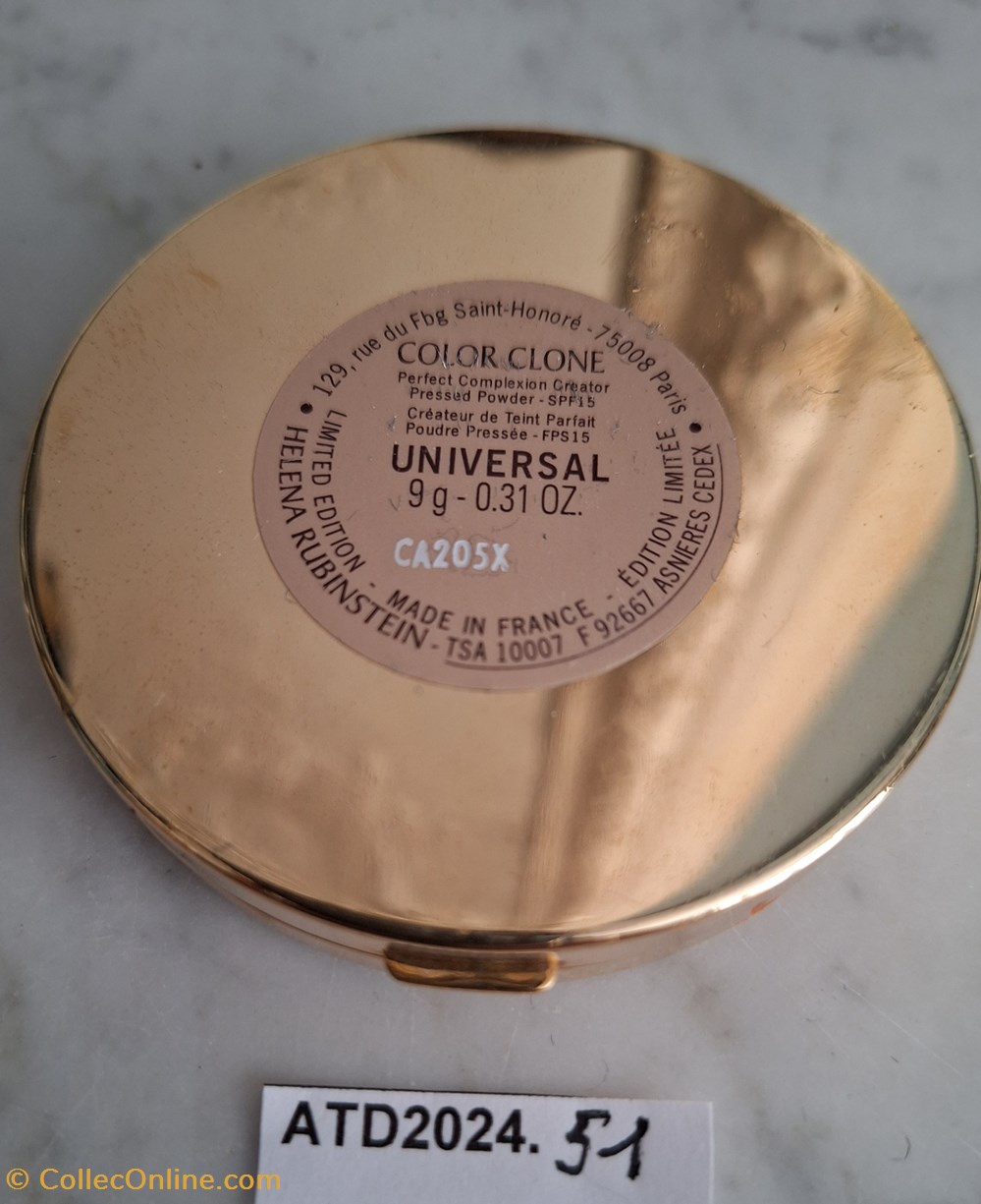 ATD2024.51 Poudrier Helena Rubinstein Color Clone 3 parfums beaute poudriers atd2024 51 poudrier helena rubinstein color clone