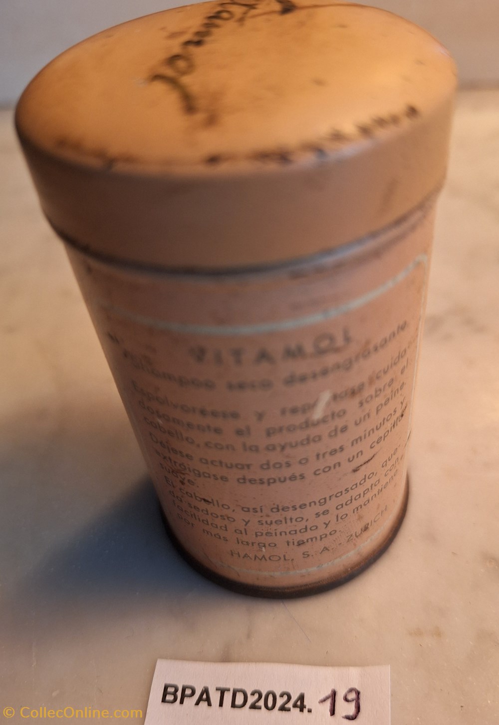 BPATD2024.19 Boite de Shampoing sec dégraissant Vitamol parfums beaute boites poudre bpatd2024 19 boite de shampoing sec degraissant vitamol
