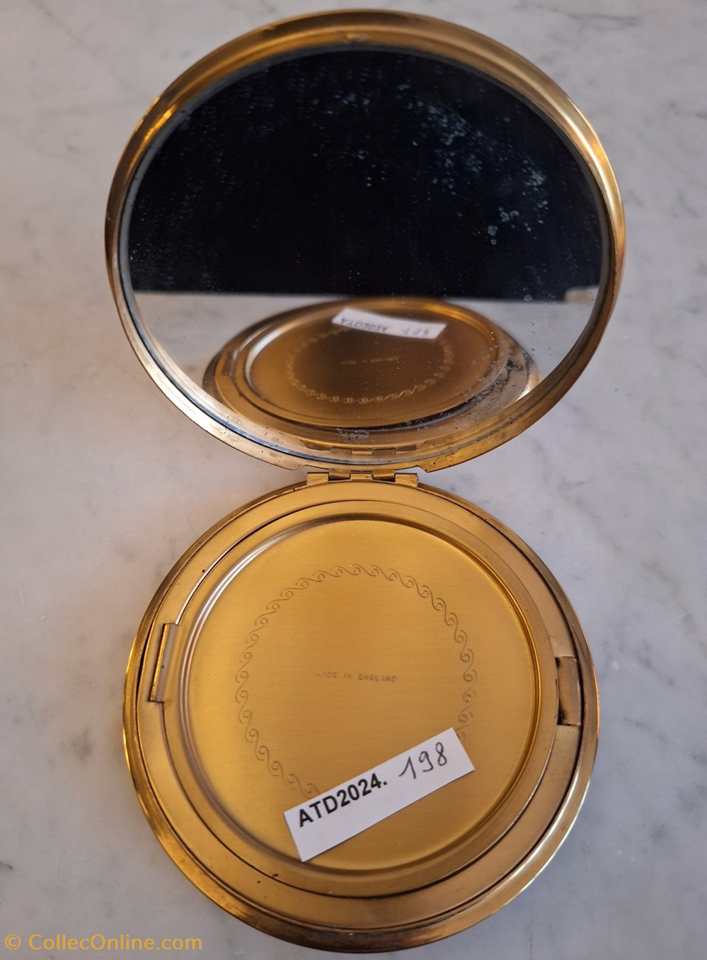 ATD2024.198 Poudrier anglais aux saynètes de jardin 2 parfums beaute poudriers atd2024 198 poudrier anglais aux saynetes de jardin