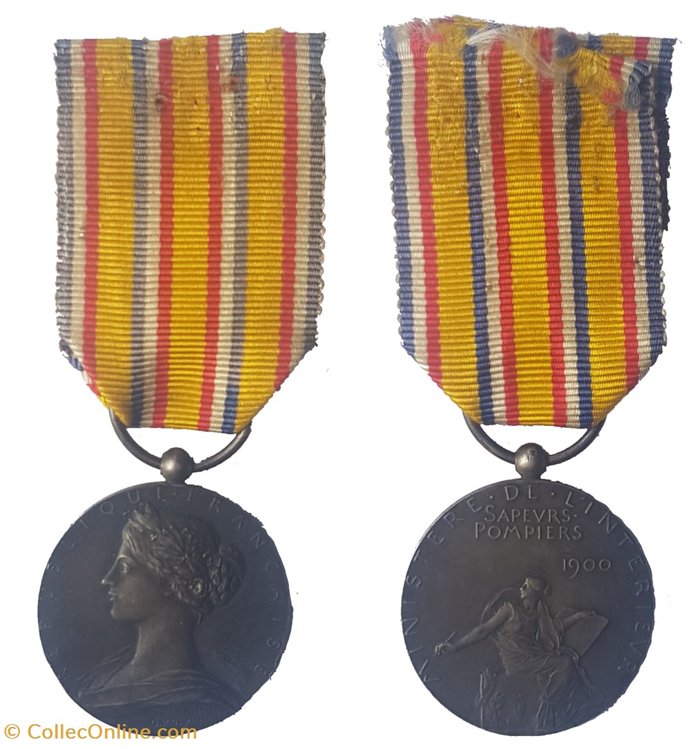medailles france iiieme republique medaille honneur des sapeurs pompiers