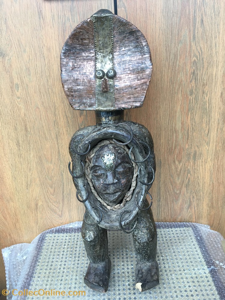 art antiquites africain reliquaires reliquaire kota mahongwe gabon