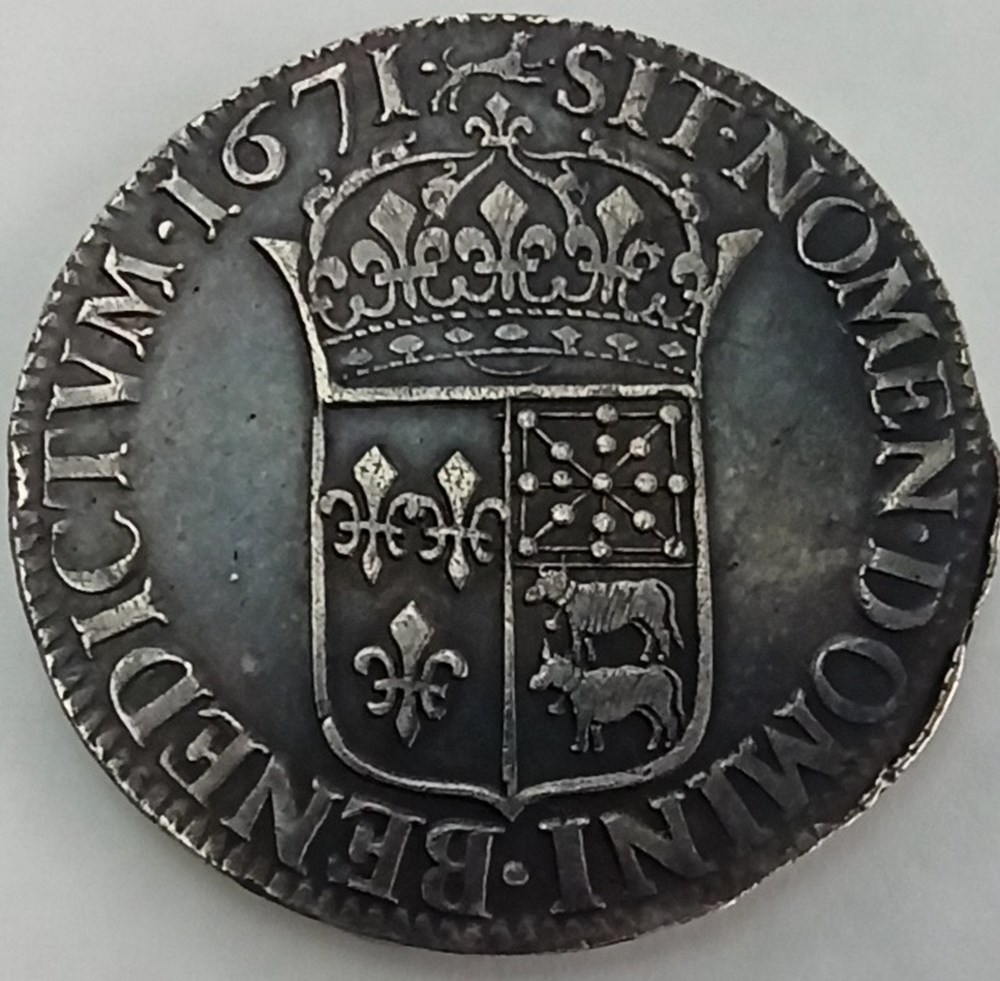 Louis XIV Ecu buste juvénile monnaies europe medievale a france royales louis xiv ecu buste juvenile
