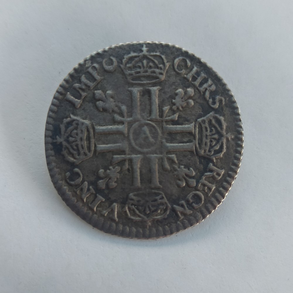 Louis XIV 1/12 écu 8L 1er type 1691A monnaies europe medievale france royales louis xiv 1 12 ecu 8l 1er type 1691a