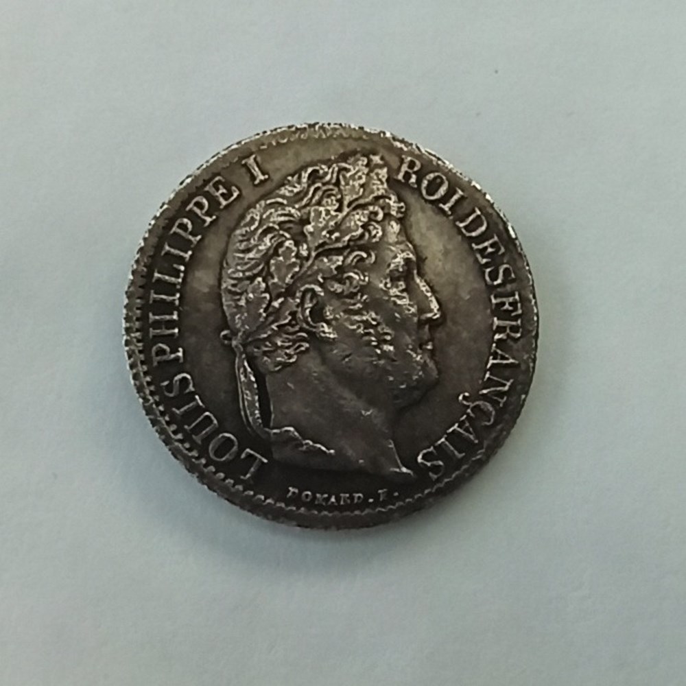 monnaies monde france 1 2 f louis philippe 1833 a