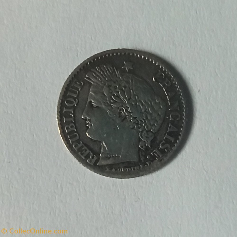 20c Ceres 1850 A monnaies monde france 20c ceres 1850 a